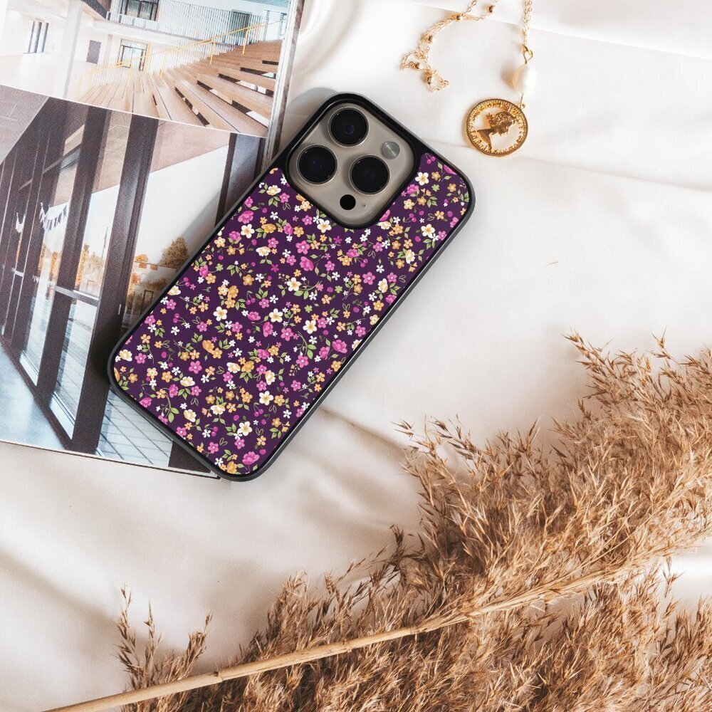 Floral Phone Case iPhone 16 Pro, 15 Pro, 14, Samsung Galaxy S25 Google Pixel 9 - Picture 2 of 3